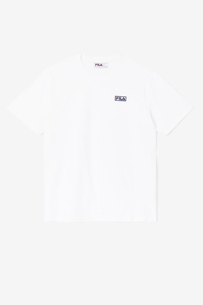 Fila Skylar White T-Shirt Mens - NZ 75094-AHML